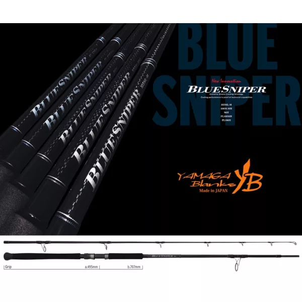 Yamaga Blanks Blue Sniper 96H 2,92m 150gr 2-delna Vrtilna Palica