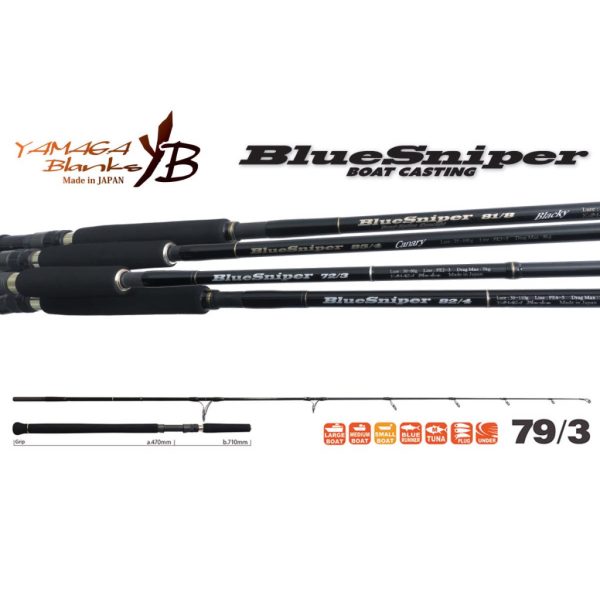 Yamaga Blanks Blue Sniper 79/3 2,36m 30-70gr 2-delna ribiška palica za vijačenje